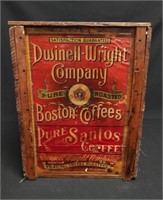 Dwinell-Wright Coffee Roasting Crate w/lid - Bosto