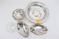 Vintage Silver Plate Entertainment Grouping