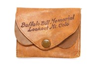 Buffalo Bill Memorial Leather pouch and Comm Token