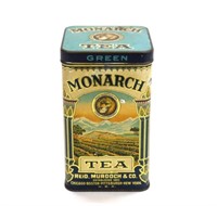 Monarch Green Tea Tin