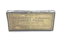 Model "B" Automatic Target Pistol Box