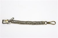 Vintage Nickel Plated Sword Hanger Chain - approx