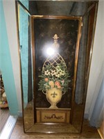 54x26 Decorative Mirror with Topiary