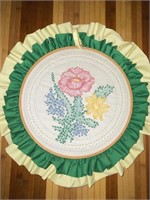 Round Floral Embroidery