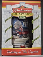 Budweiser 2001 Holiday at the Capitol Stein