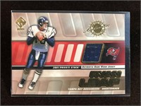 Ryan Leaf 2001 Private Stock Game Worn Jersey Card