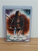 2021 Topps WWE #'d/50 Indi Hartwell Red Back Card