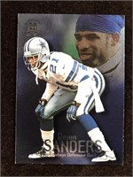 Deion Sanders 2000 Skybox Molten Metal Blue Card
