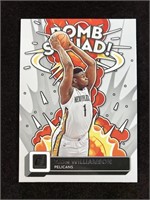 Zion Williamson Panini "BOMB SQUAD" Insert Card