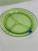 Divided Green Plate