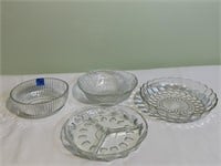 4pc Glass Bowls