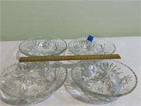 4pc Glass Bowls