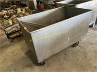 Stainless Tank Cart - 36" Wide, 60" Long, 36" Tall