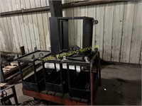 Shop Cart w/4 Small Black Carts