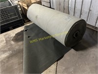 Roll of Gray Automotive Carpet - 78" Wide