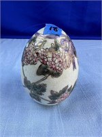 Vintage Hand Decorated Porcelain Egg by Toyo