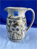 Pottery Pitcher - singed