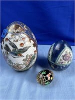 3 Decorative Eggs