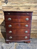4 Drawer Small Side Chest with Pull Out
