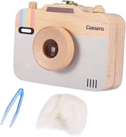 NEW Baby Tooth Box, Wooden Camera-Pattern