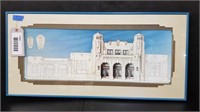 TULSA UNION DEPOT CUSTOM MATTED AND FRAMED PICTURE