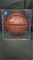 KEVIN DURANT & RUSSELL WESTBROOK SIGNED BASKETBALL