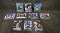 WWE FEMALE WRESTLING LOT OF 10 DIFFERENT SIGNED CA