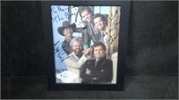 THE OSMOND BROTHERS SIGNED FRAMED BAND PHOTO W/ CO