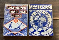 2 vintage 1932 & 1933 Spalding's Baseball Guides