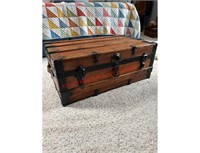 Small Wooden antique trunk