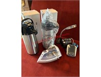 Sysco SS Airport, Magnifying glass, Rowenta Iron,