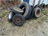 LOT OF ASSORTED TIRES