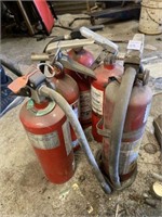 LOT OF (5) FIRE EXTINGUISHERS