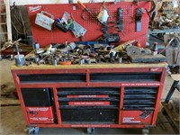 MILWAUKEE TOOLBOX WITH ASSORTED TOOLS