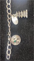 Sterling silver charm bracelet 20gr