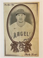 MIKE TROUT 2021 A&G 5X7 BOX TOPPER-ANGELS