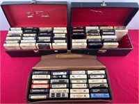 VINTAGE 8 TRACK TAPE LOT - CLASSIC ROCK & OTHERS