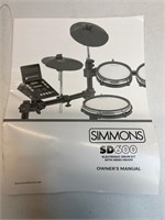 NICE SIMMONS SD600 ELECTRIC DRUM SET COMPLETE
