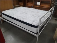 QUEEN BED WITH MATTRESS & BOX SPRING