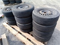 Skid Of Assorted Tires & Rims