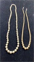 Pearl and Sterling silver necklace and earrings