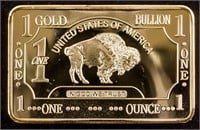1 oz Gold Plated Bullion