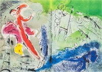 French Lithograph Signed Marc Chagall 60/120