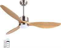 Ovlaim 52 Inch Solid Wood Ceiling Fans