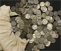 20 Silver War Nickels from Estate Hoard