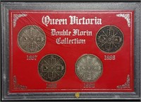 Queen Victoria Silver Double Florin Collection
