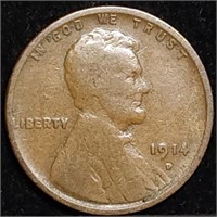1914-D Lincoln Wheat Cent, Key Date