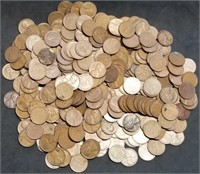 400 Wheat Pennies from Estate Hoard