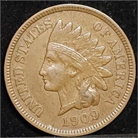 1909 Indian Head Cent, High Grade, Key Date