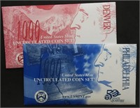 1999 US Double Mint Set in Envelopes
